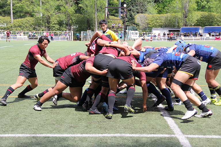 本学学生団体「Ⅰ部体育局ラグビー部」が国際親善試合を行いました。