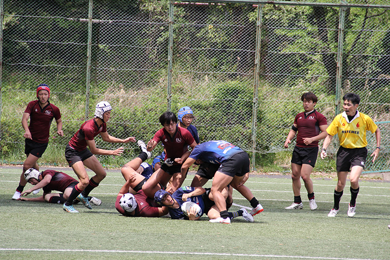 本学学生団体「Ⅰ部体育局ラグビー部」が国際親善試合を行いました。