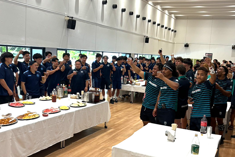 本学学生団体「Ⅰ部体育局ラグビー部」が国際親善試合を行いました。