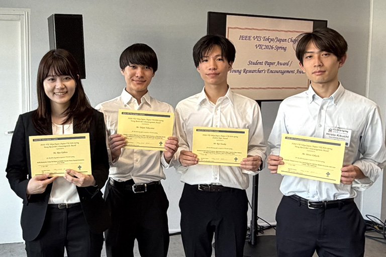 左から：久保田さん、中澤さん、田中さん、菊地さん